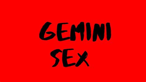 Gemini In Bed Youtube