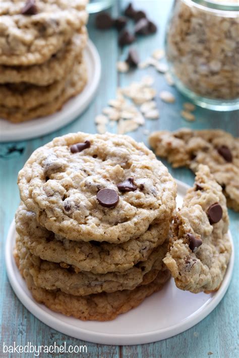 The best chocolate chip cookies recipe. Soft and Chewy Oatmeal Chocolate Chip Cookies | Baked by ...
