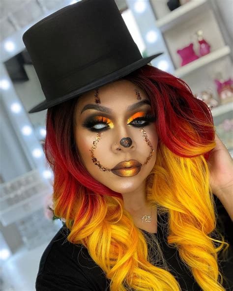 40 Spooky Halloween Makeup Ideas Glitter And Sunset Eyeshadow