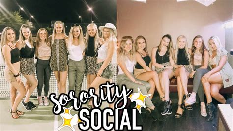 College Week In My Life Sorority Social Shopping Frat Date Party