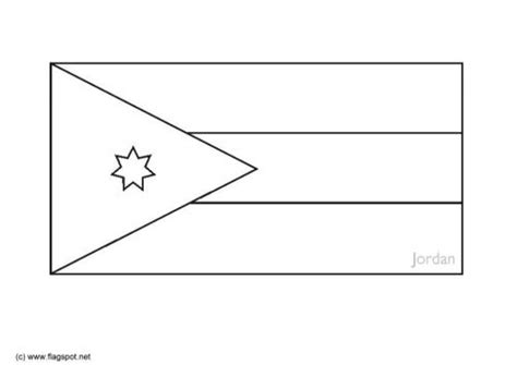 Download flag-jordan-t6288.jpg (500×354) | Jordan flag, Flag coloring pages, Coloring pages