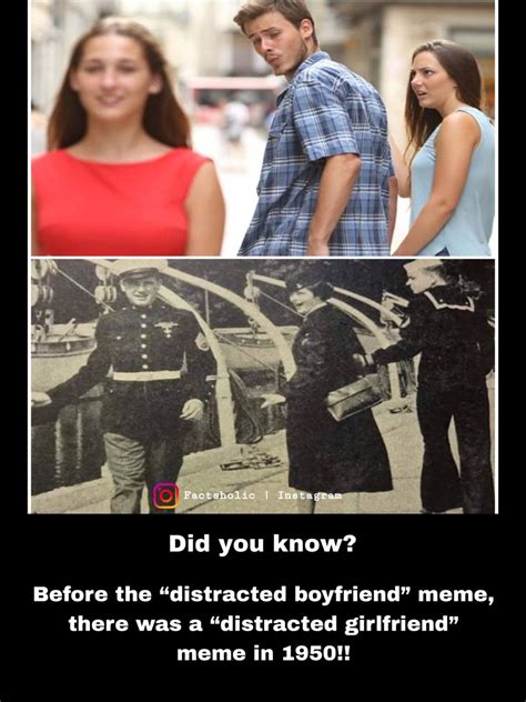 Distracted Girlfriend Meme Was Before Than Distracted Boyfriend