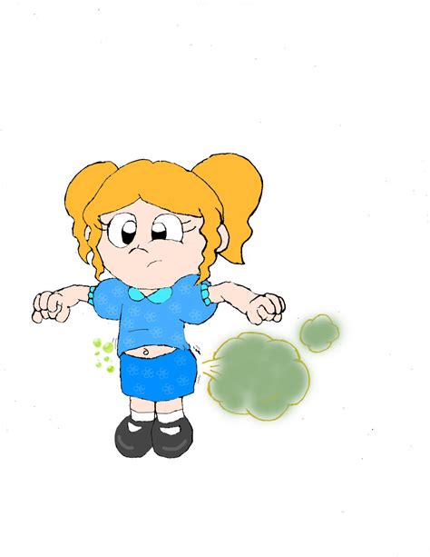 Girl Fart Cartoon