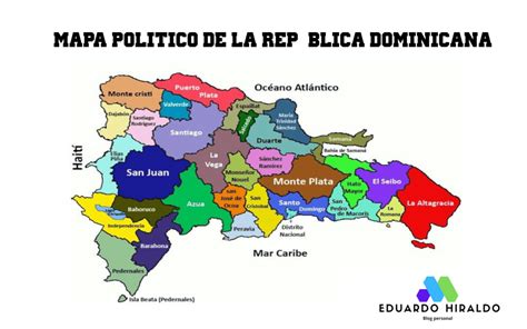 Descubre El Mapa Político De República Dominicana