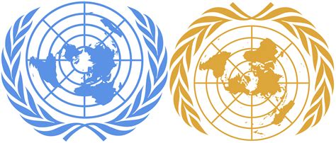 联合国徽记上面的图案有什么象征意义 百度经验