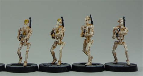 Star Wars Legion Painting Trade Federation B 1 Droids And Droidekas