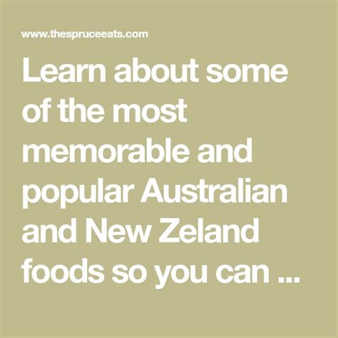 Exploring Australian Food And Culture How To Memorize Things