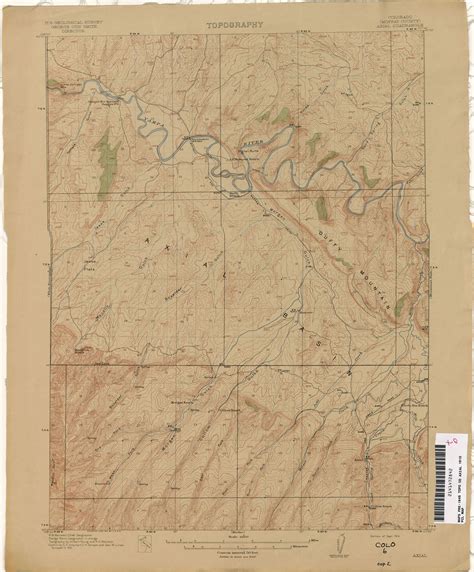 Antique Falcon Colorado 1951 Us Geological Survey Topographic Map