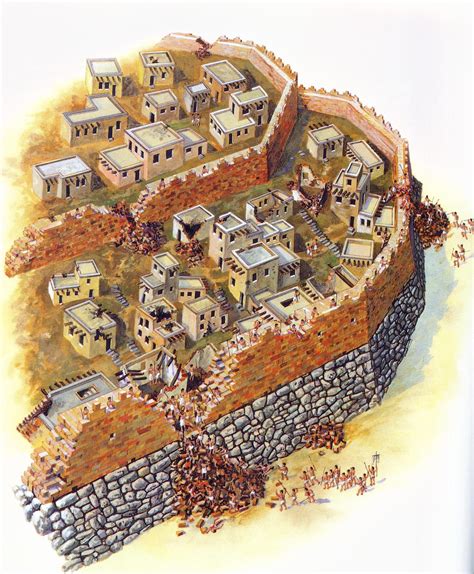 Joshua Looks Out Over Jericho Ancient Jericho Bible Art Bible History
