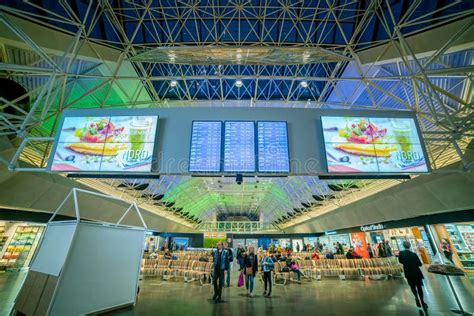 Interior Of Keflavik International Airport Stock Image Image Of