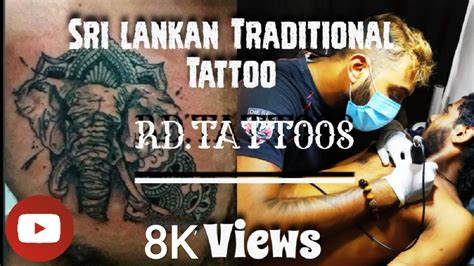 Sri Lankan Traditional Tattoo Mandela Line Work Srilanka Youtube