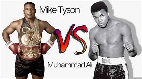 Muhammad Ali Vs Mike Tyson Comparison Addiction Youtube