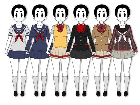 Yandere Simulator School Uniform Png Clipart Anime Armband Art Images