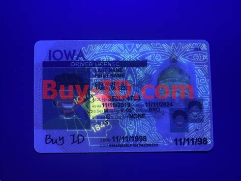 Scannable Iowa State Fake Id Card Fake Id Maker Buy