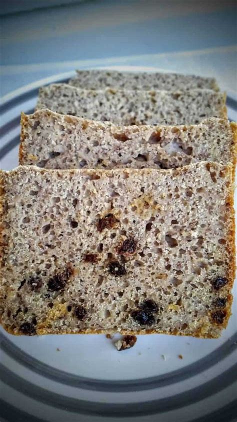 This almond flour sandwich bread tastes amazing, holds together, and is easy to make! Gluten Free Bread Machine Cinnamon Raisin Bread (Dairy ...