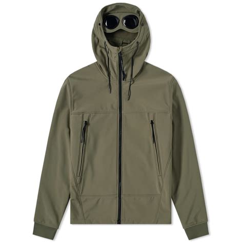 Cp Company Soft Shell Goggle Jacket Military Olive End