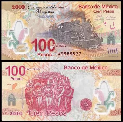 Billete 100 Pesos Centenario Revolucion Mexicana Unc 2010 En Venta En