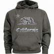 California Sweatshirt California flag hoodie | Etsy