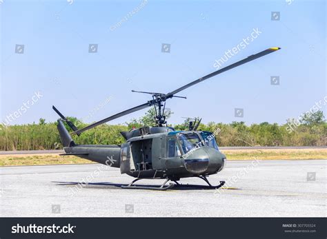 Military Helicopter Huey Base Stock Photo 307703324 Shutterstock