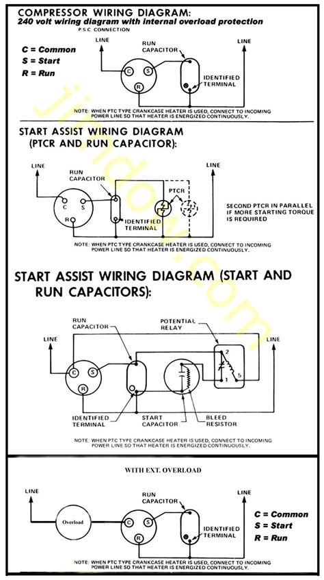 A hermetic compressor motor relay for the automatic switching devices for switching off the engine after the start winding motor climbed run speed (see fig. Dayton Capacitor Start Motor Wiring Diagram - Collection - Wiring Diagram Sample