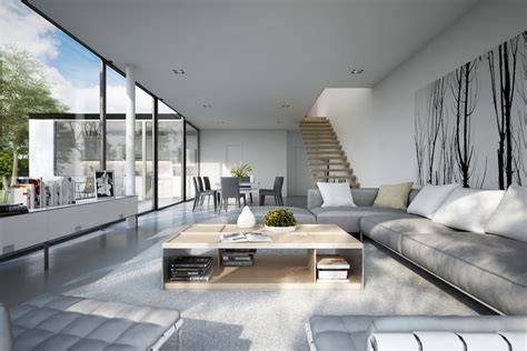 25 Modern Living Rooms With Cool Clean Lines Architecture And Design