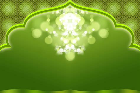 Islamic Background Wallpaper Green Presentation Background Hijau