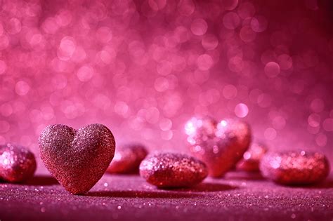 Fonds Decran Saint Valentin Cœur Rose Couleur Télécharger Photo