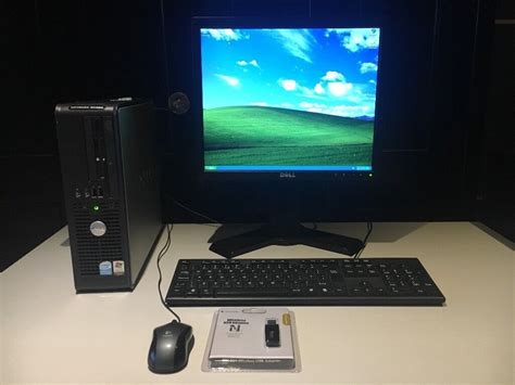Dell Tower Pc Desktop Computer 17 Tft Lcd All In One With Keyboard