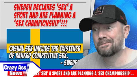 Sweden Declares Sex A Sport And Are Planning A Sex Championship