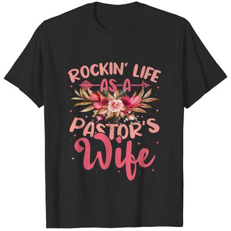 Church Christian Rockin Life As A Pastors Wife Appreciation T Shirts Sold By Chadwicklejeune