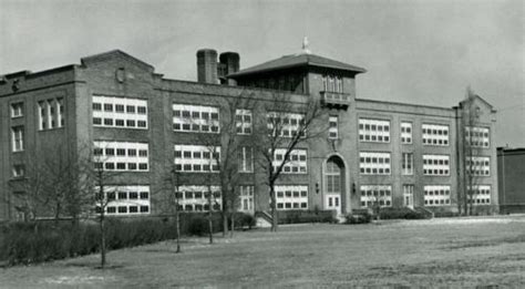 Historic 1940s Seiberling Elementary School On Brittian Road In