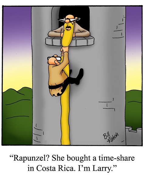 Spectickles Rapunzel Cartoon Drawing By Bill Abbott Fine Art America