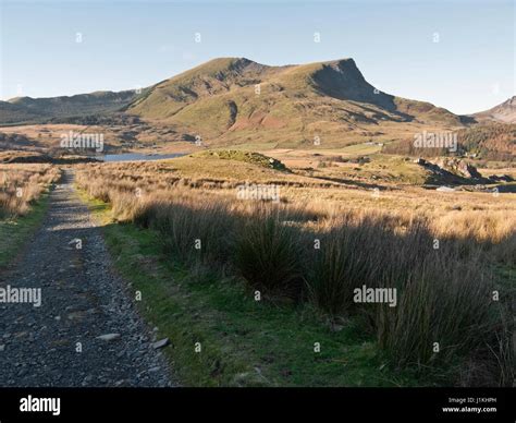 On Snowdons Rhyd Ddu Path With A View To Y Garn And Mynydd Drws Y Coed