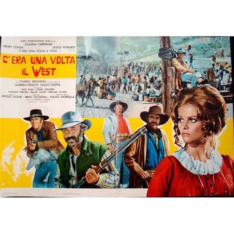 once upon a time in the west c era una volta italian fotobusta movie poster illustraction