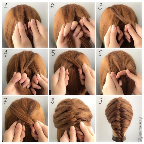 French Fishtail Braids Check Out The Steps Below Divide Into