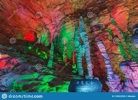 Yellow Dragon Cave Wonder Of The World`s Caves Zhangjiajie China