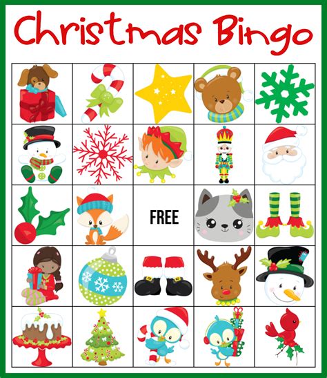 Christmas Bingo Templates 8 Free Pdf Printables Printablee