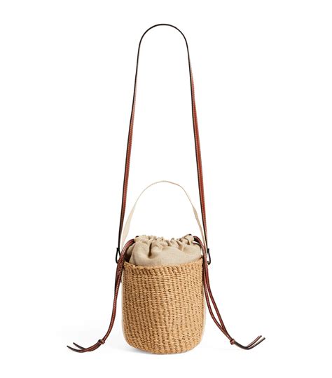 Womens Chloé White Small Woody Basket Bag Harrods Countrycode