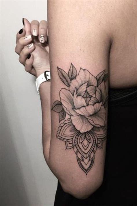 Black Roses Back Of Arm Womens Tattoo Mybodiart