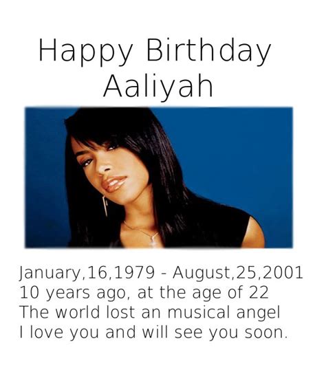Happy Birthday Aaliyah I Am Will Liddypaco