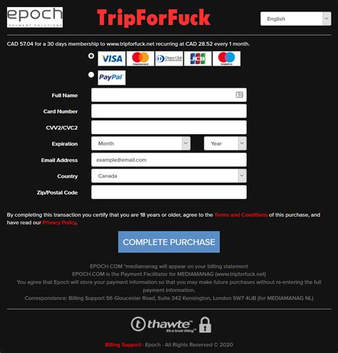 Sign Up TripForFuck