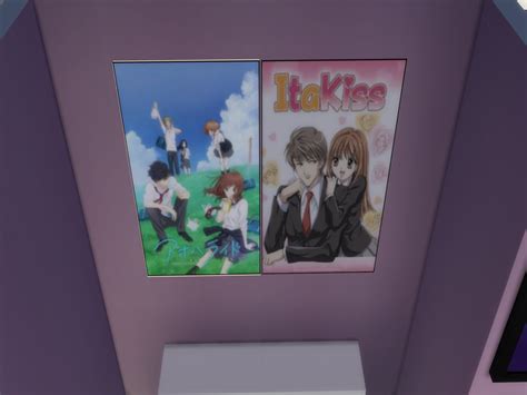 Anime Posters Sims 4 Cc
