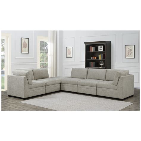 The seating is designed to provide comfort and support with seat cushions that feature pocket coils and sinuous springs for the. Thomasville Modular Fabric Sectional 6pc | Costco Australia