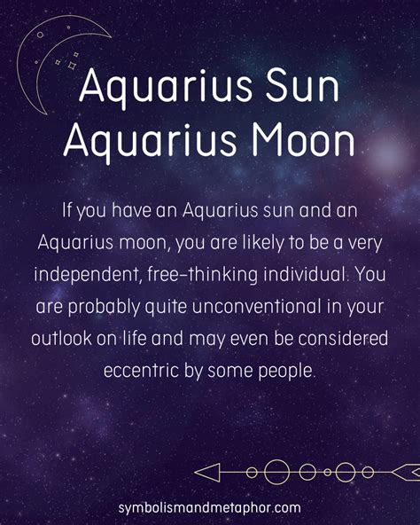 12 Aquarius Sun Aquarius Moon Personality Traits