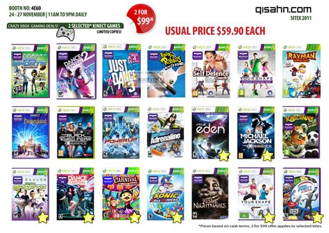 Xbox 360 And Xbox One Kinect Games List Comic Cons 2023 Dates Lupon