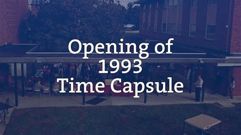 Opening Of The 1993 Time Capsule Youtube