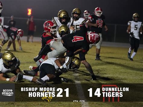 the bishop moore hornets defeat the dunnellon tigers 21 to 20 scorestream