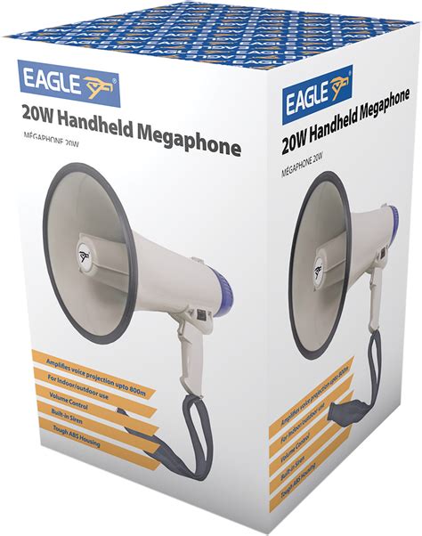 Eagle 20w Handheld Megaphone Electrovision