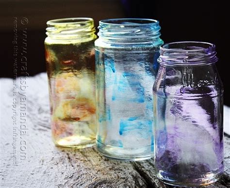 Painting On Jars With Glass Stain Crafts By Amanda