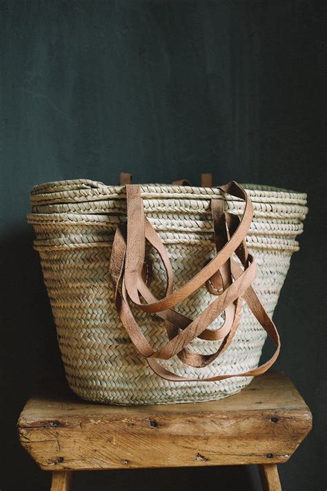 The Classic French Market Basket In Its Smaller Form A Great Carryall